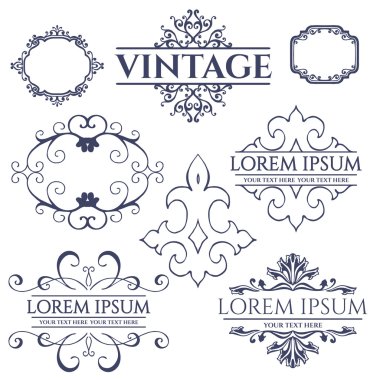 Lüks kaligrafi vintage çerçeve