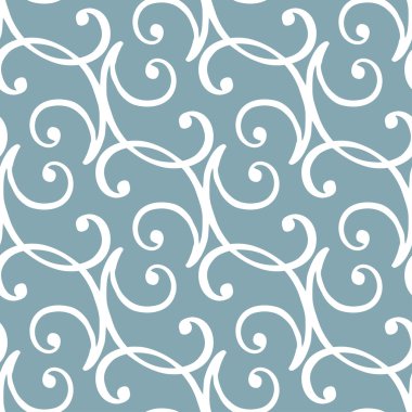 Güzel mavi Dikişsiz vintage desen