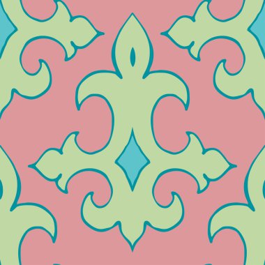 Vintage antik seamless modeli