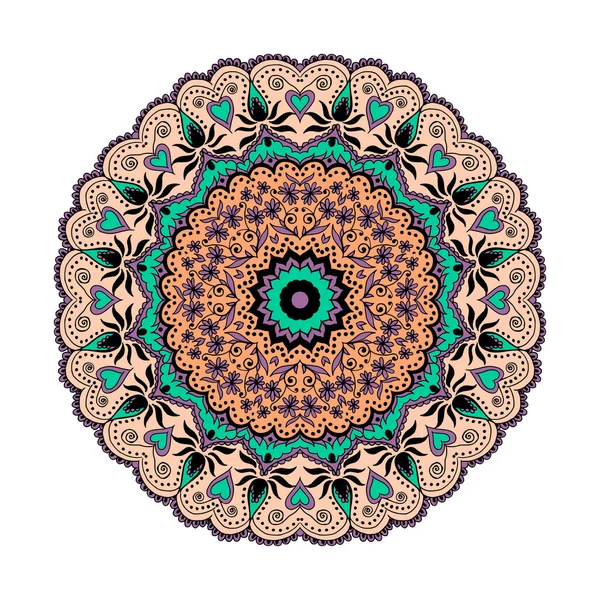 Patrón Mandala Vintage — Archivo Imágenes Vectoriales