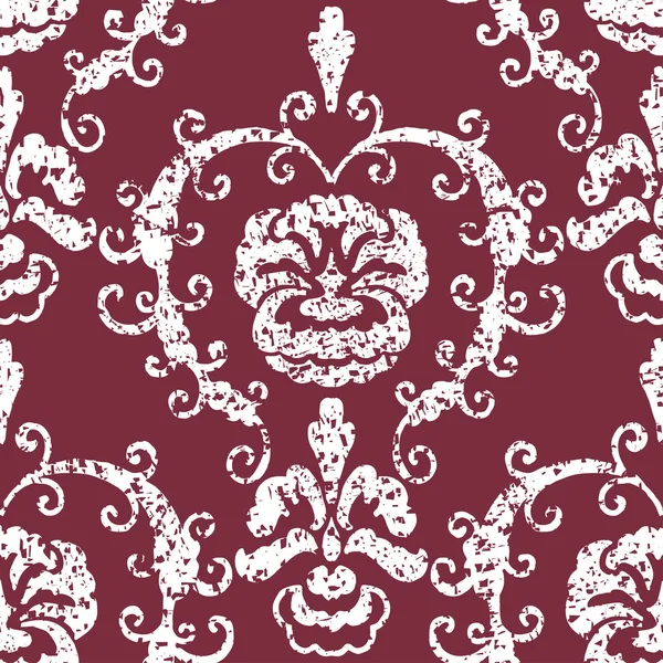 Vintage seamless pattern with floral ornament — стоковый вектор