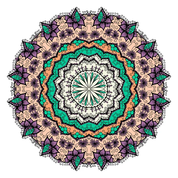 Vintage Mandala desen — Stok Vektör