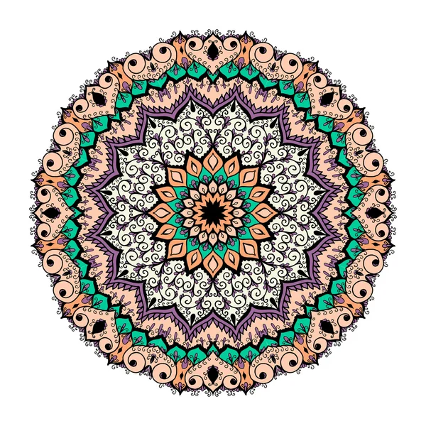 Patrón Mandala Vintage — Archivo Imágenes Vectoriales