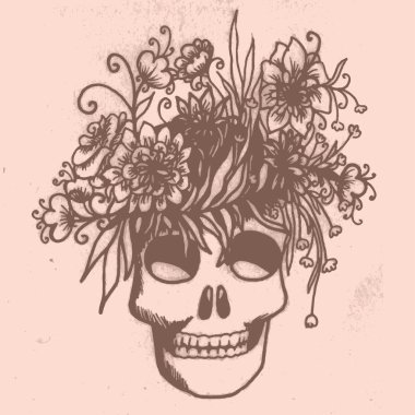 Cadılar Bayramı el çekilmiş kartı