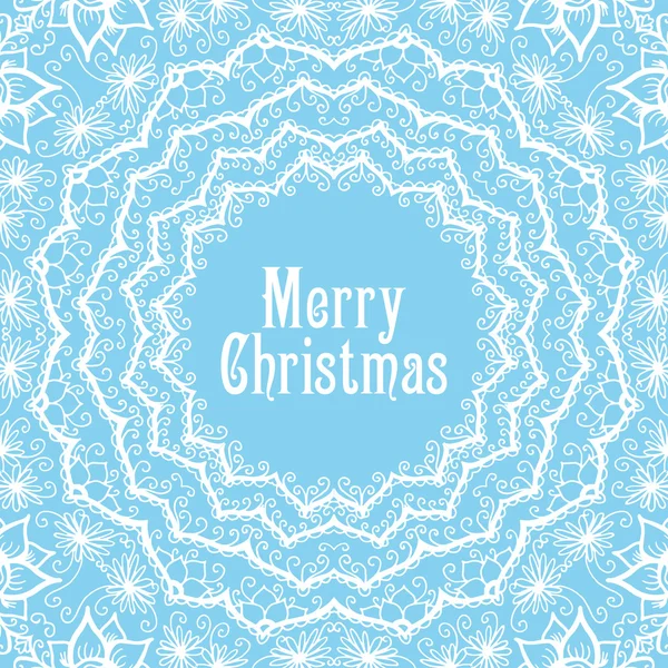 Merry Christmas lettering — Stock Vector