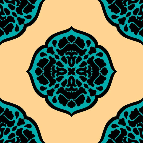 丰富多彩的摩洛哥瓷砖装饰 — 图库矢量图片