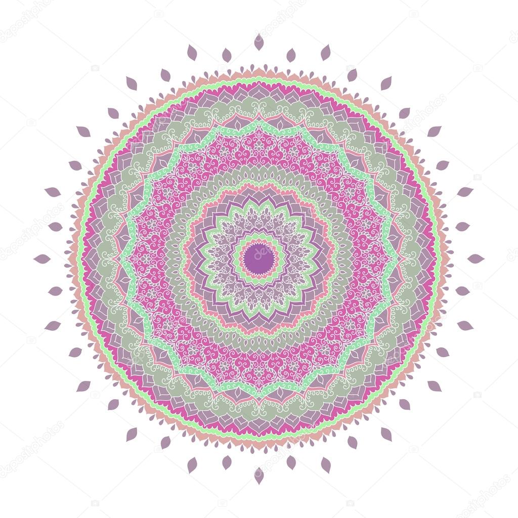 Vintage ethnic mandala pattern