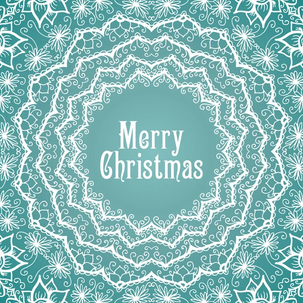 Merry Christmas lettering — Stock Vector