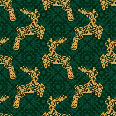 Geyikler süs simgeleri ile sorunsuz.