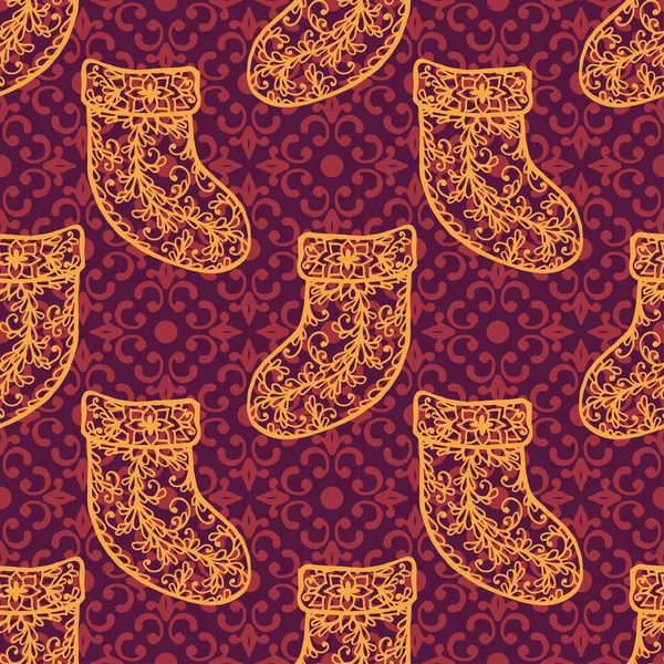 Naadloos met pictogrammen van mandala ornament — Stockvector