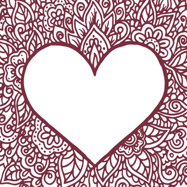 Поздравительная открытка ко Дню Святого Валентина — стоковый вектор