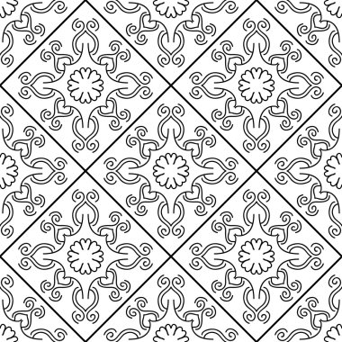 Fas çiçek süsleme.