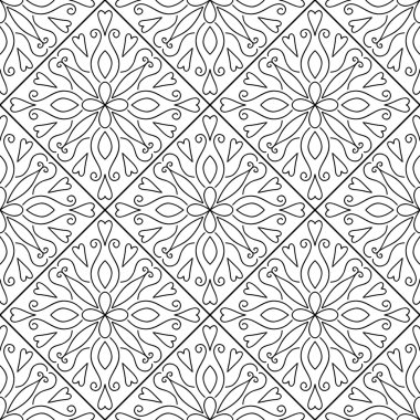 Fas çiçek süsleme.