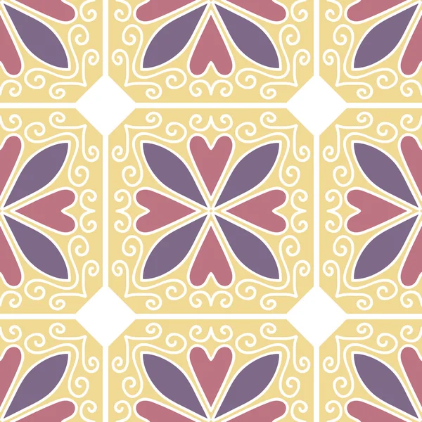 摩洛哥瓷砖装饰 — 图库矢量图片