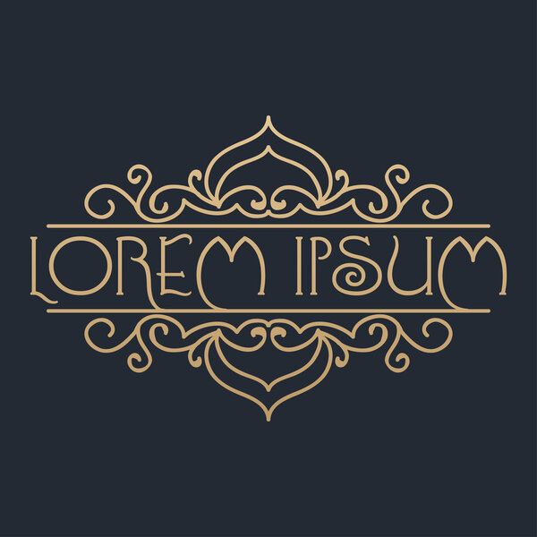 Calligraphic design element