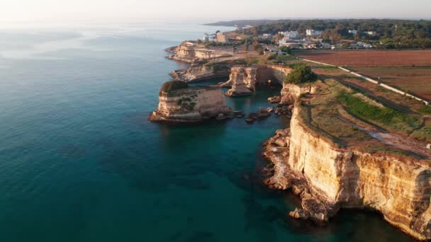 Torre Sant Andrea Puglia Itálie — Stock video