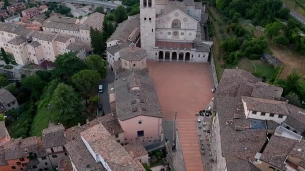 イタリアのSpoletoの空の景色 — ストック動画