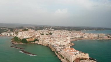 İtalya, Vieste 'nin hava manzarası
