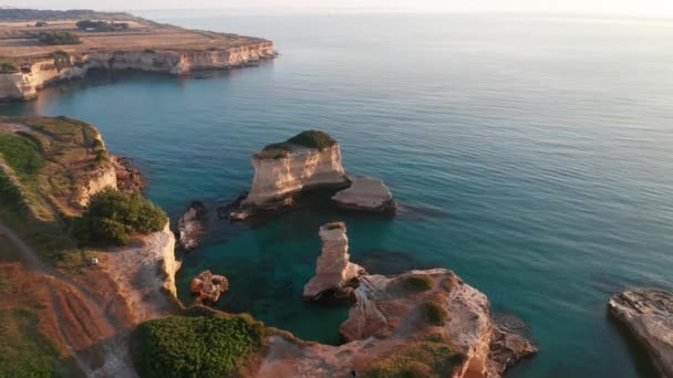 Torre Sant Andrea Puglia Itálie — Stock video