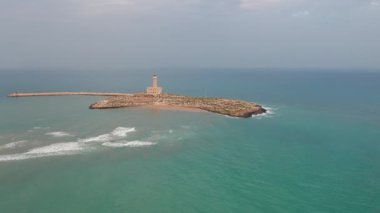 Saint Eufemia Deniz Feneri Vieste, Foggia Eyaleti, Puglia (Apulia), İtalya