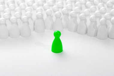 Liderlik iş başarı kavramı.