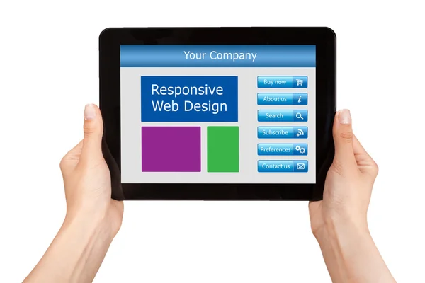 Responsive web design — Stock Photo, Image