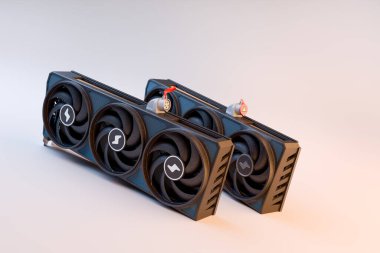 Yeni nesil bilgisayar grafik kartı. Güç düşkünü grafik kartlarında bir hiciv. Gelecekteki güçlü grafik kartları için yeni bir güç soketinin nasıl görüneceğini gösterme girişimi.