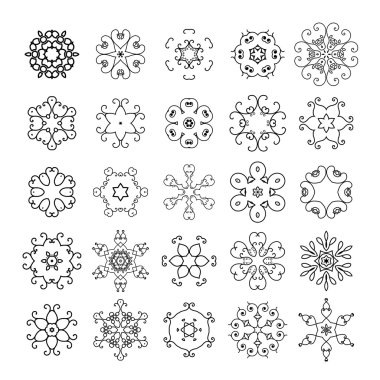 Vektör geometrik simgeler