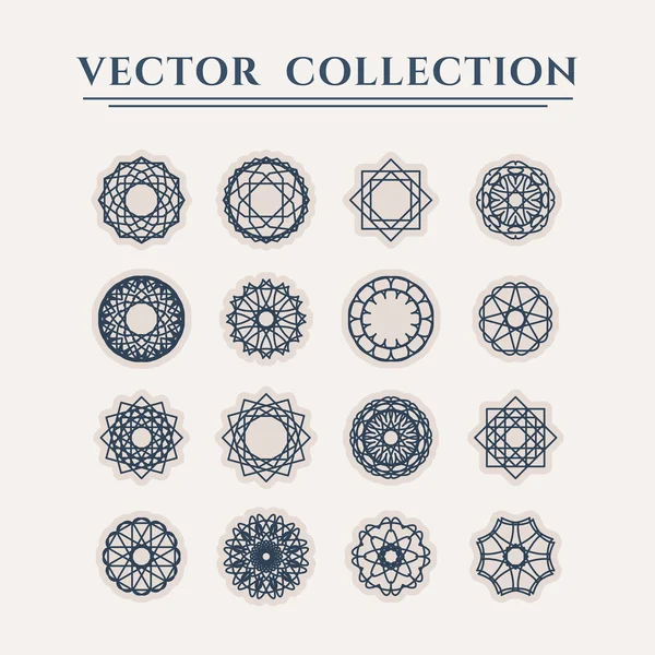 Symboles géométriques vectoriels — Image vectorielle