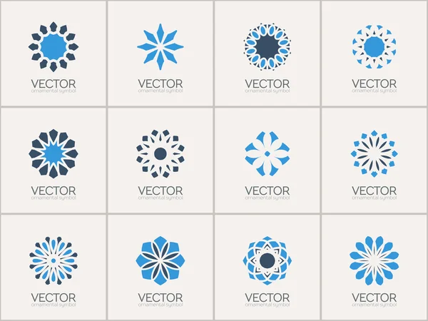 Vector geometric symbols — Stock Vector