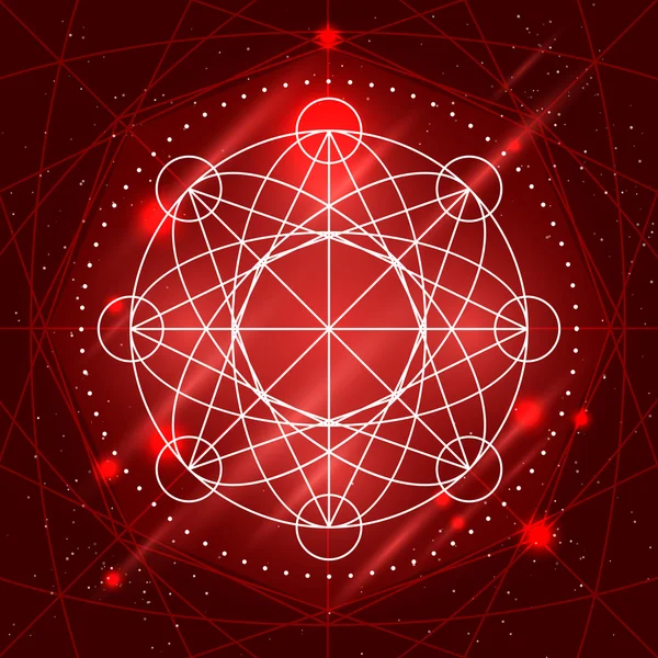 Vektör sihirli geometri işareti — Stok Vektör