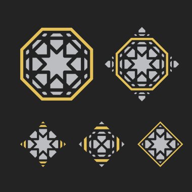 Vektör geometrik simgeler