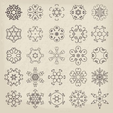 Vektör geometrik simgeler