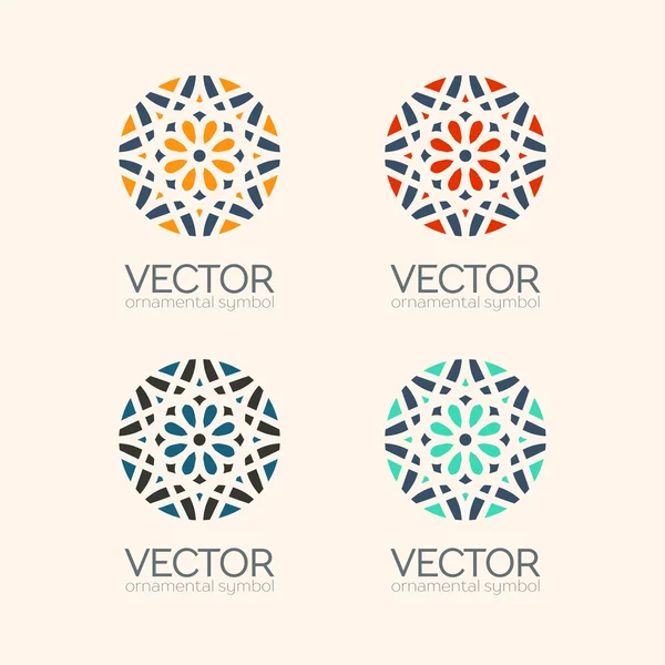 Geometrische Vektorsymbole — Stockvektor