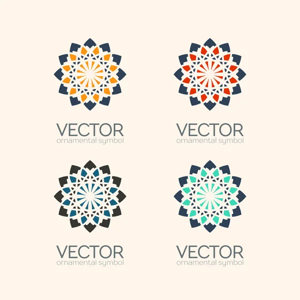 Símbolos geométricos vetoriais —  Vetores de Stock