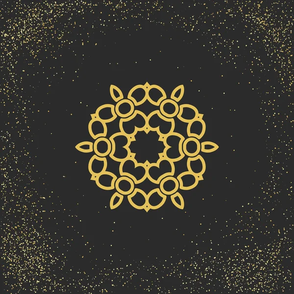 Azjatycki mandala symbol — Wektor stockowy