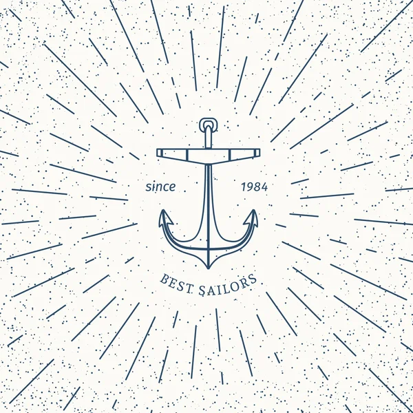 矢量复古航海标志模板 — 图库矢量图片