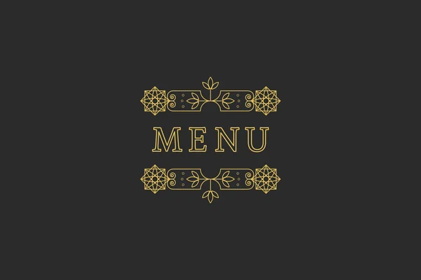 Menu du restaurant Headline — Image vectorielle