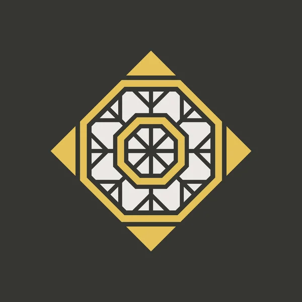 Geometrisches Vektor-Symbol — Stockvektor