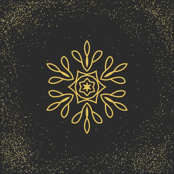 Asian mandala symbol – stockvektor