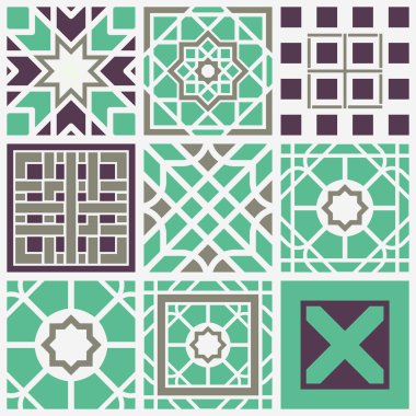 vektör geometrik desen