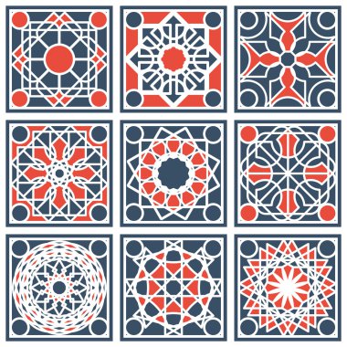 vektör geometrik desen