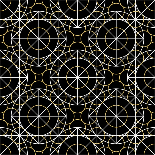Vector geometrie naadloze patroon — Stockvector