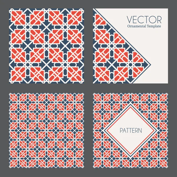 Pola Geometrik Vektor - Stok Vektor