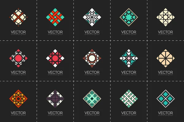 Vector símbolos geométricos — Archivo Imágenes Vectoriales