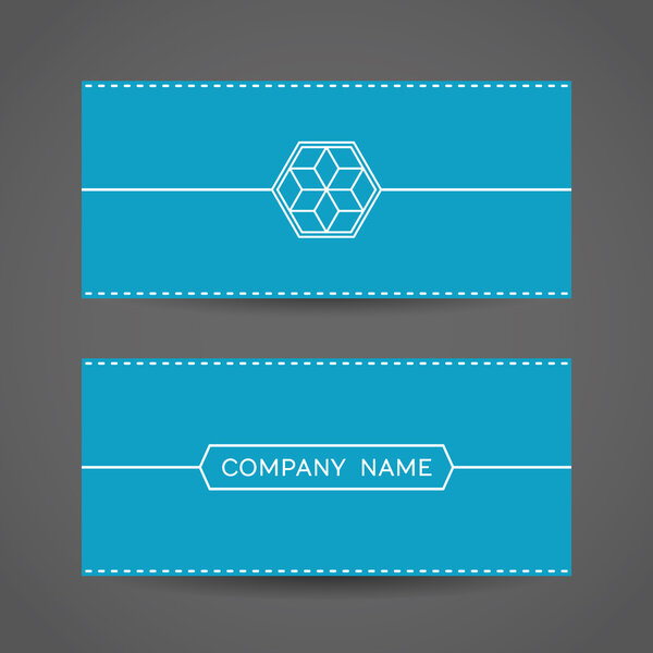 Голубой шаблон
