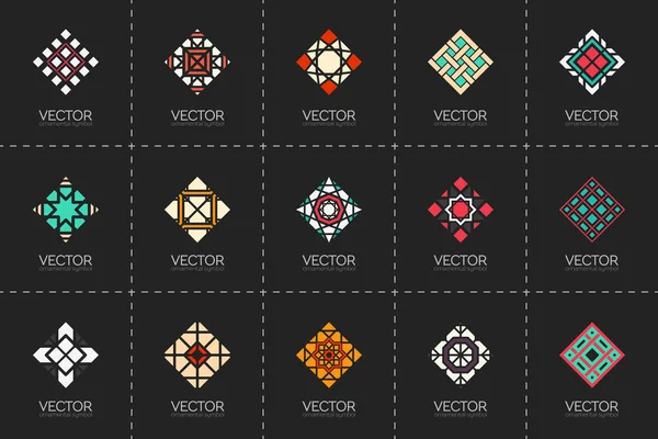 Vector geometriska symboler — Stock vektor