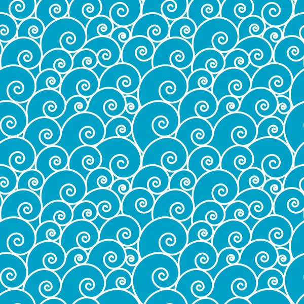 Vector Sea Seamless Pattern — Stock Vector