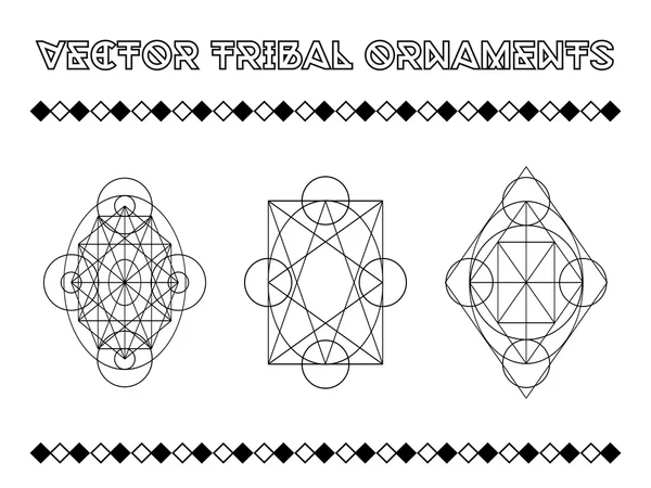 Vector tribale emblemen — Stockvector