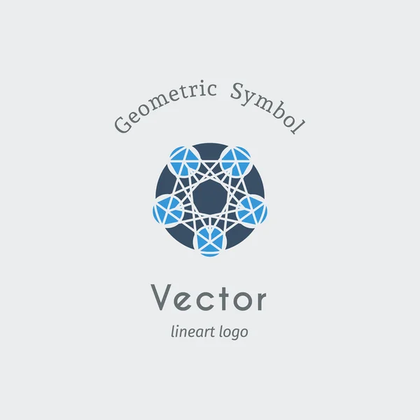 Geometryczny symbol wektor — Wektor stockowy